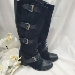 Naughty monkey boots moto style  size 6 WOT